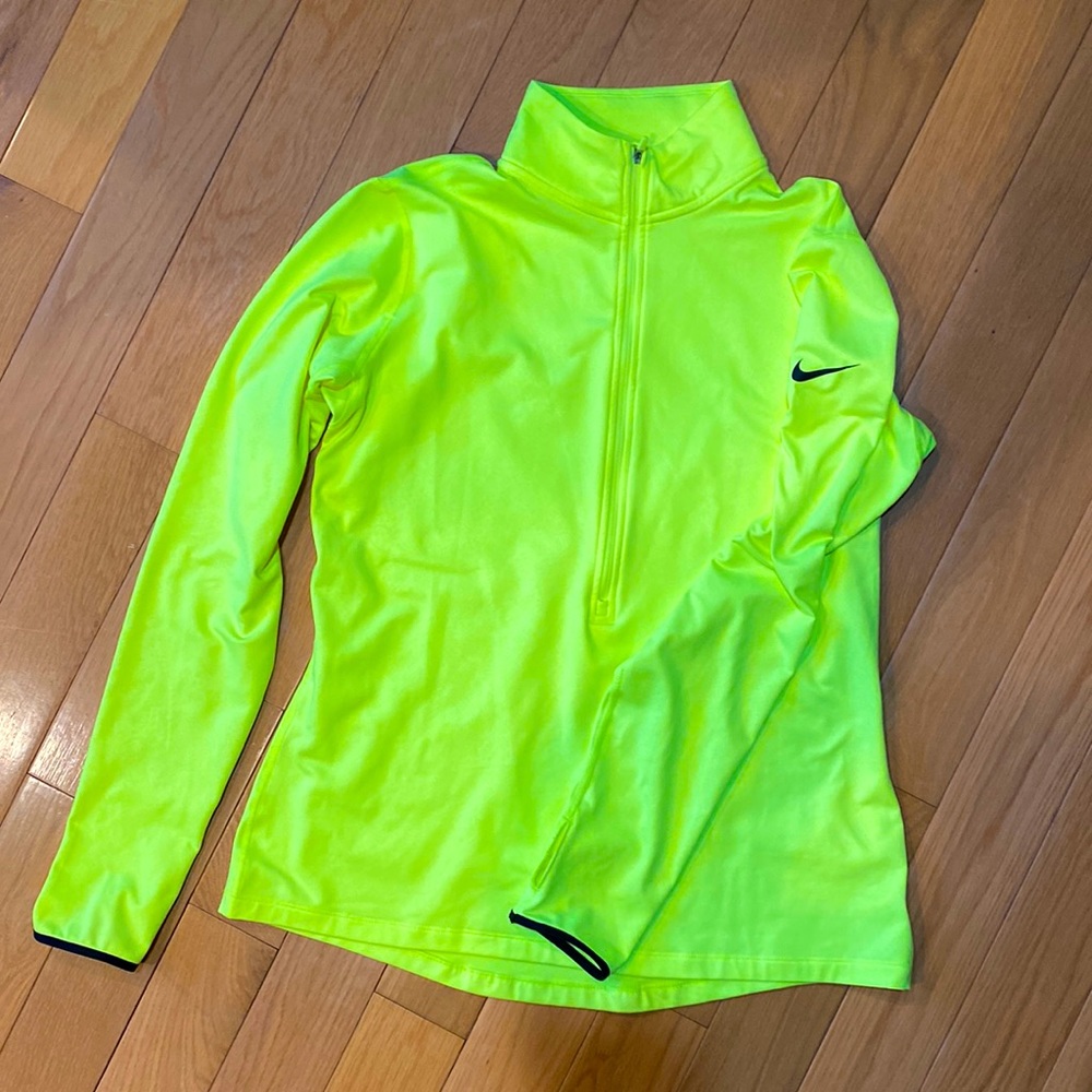 Nike fluorescent yellow. Size XL. Running walking shirt